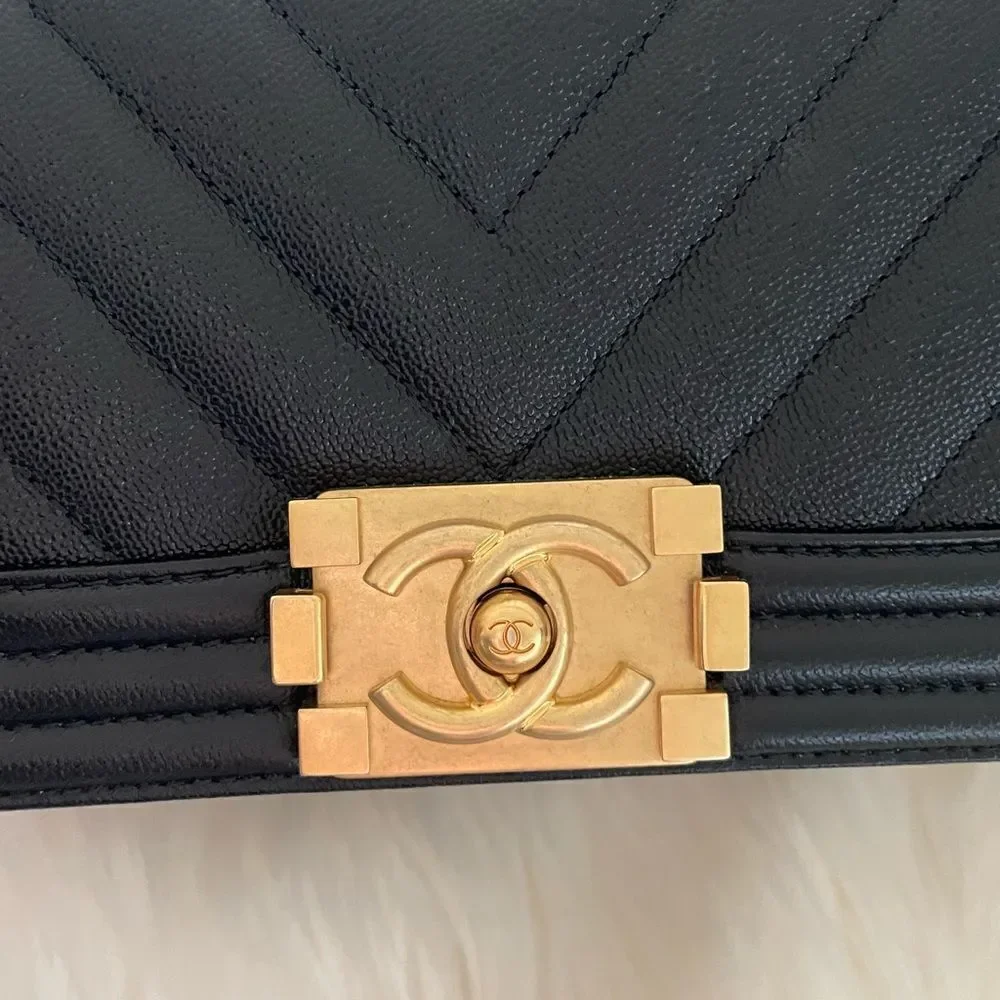 CHANEL CLASSIC small boy bag